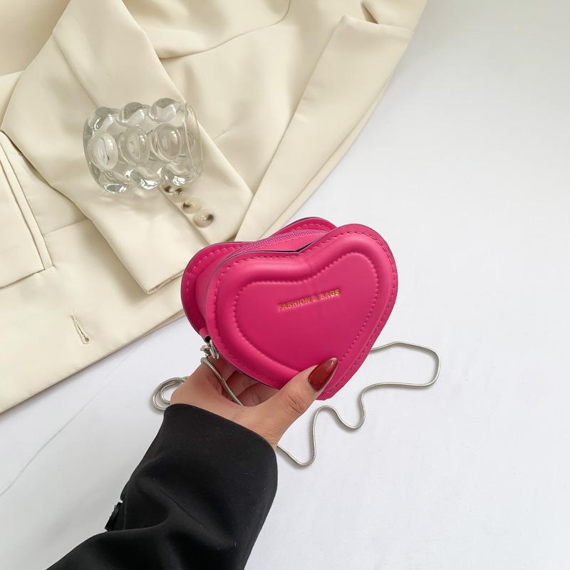 Mini Heart Shaped Leather Bag  |  Bags & Backpacks Accessories Bags & Backpacks