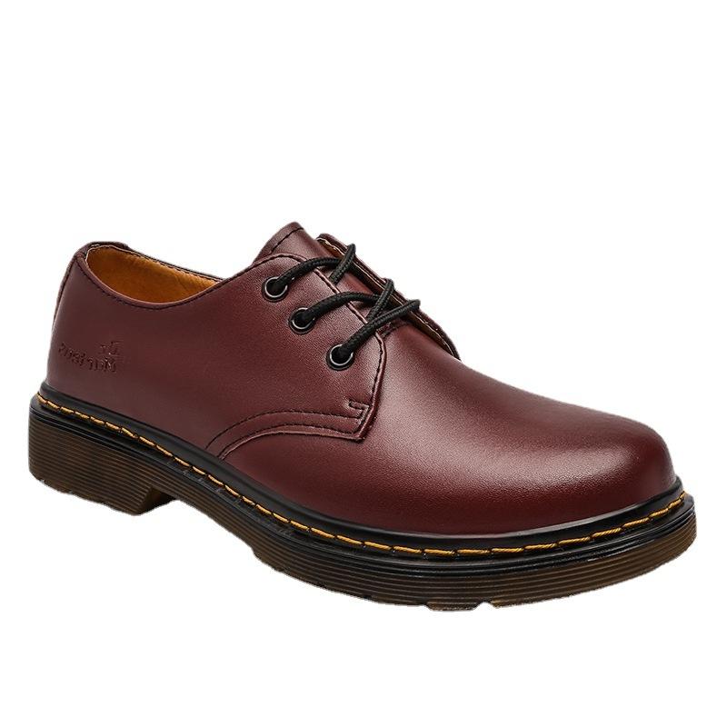 Womens/ Mens 1461 Smooth Leather Oxford Shoes  |  Oxfords Mens Cherry Red — Smooth Leather