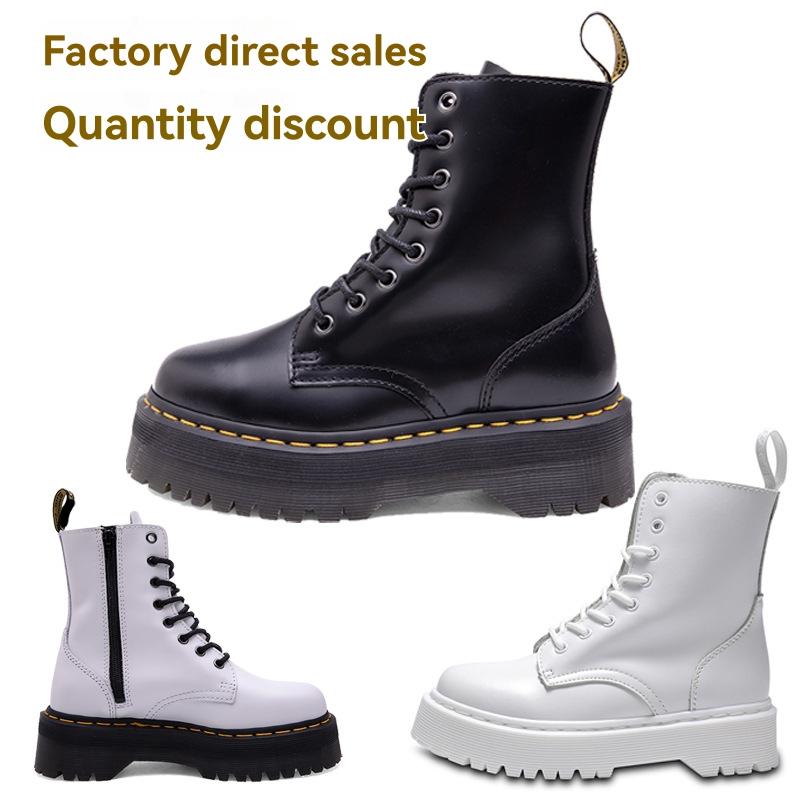 Womens/ Mens 1B99 Pisa Leather Mid Calf Lace Up Boots  |  Platforms Boots Black — Pisa