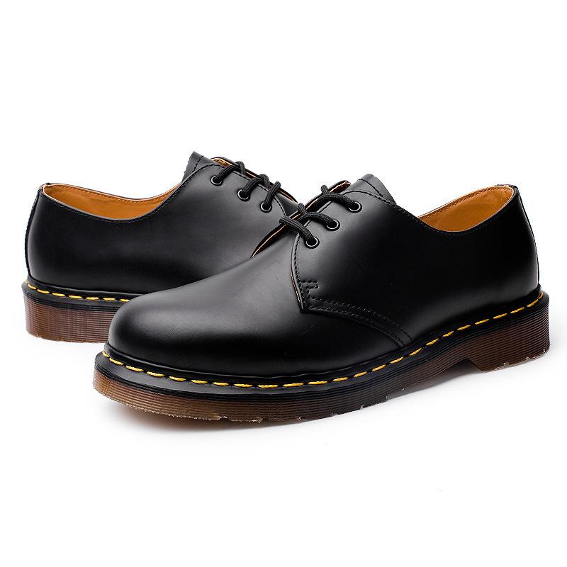 Womens/ Mens 8053 Vintage Smooth Leather Oxford Shoes  |  Oxfords Mens Black — Vintage Smooth