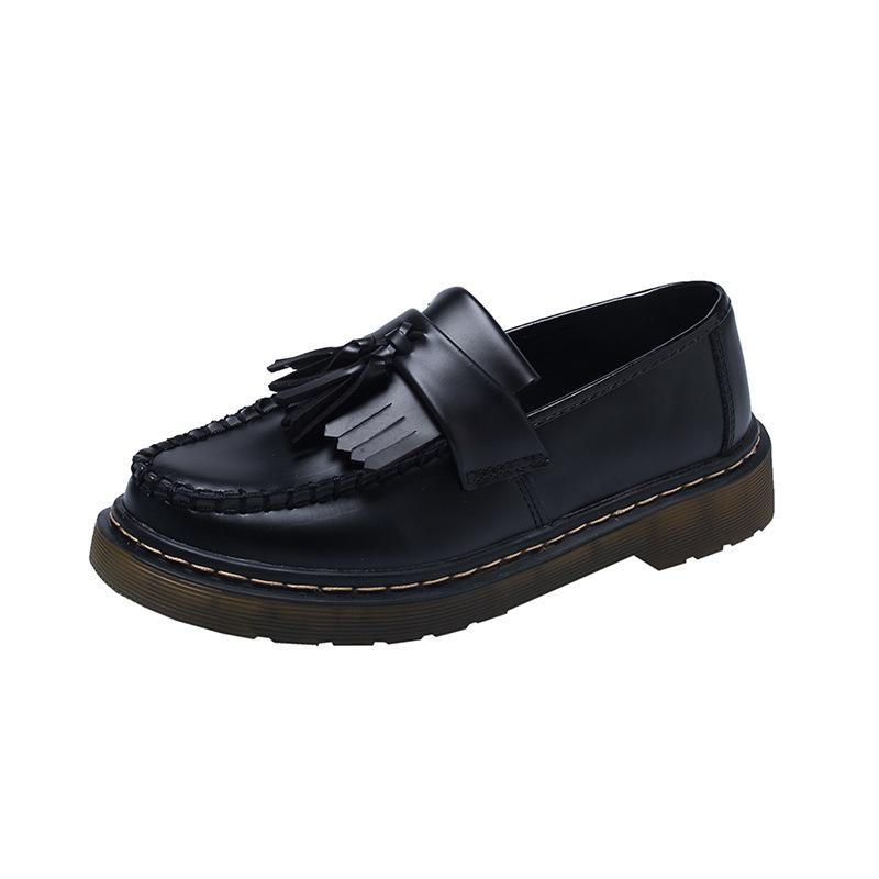 Womens/ Mens Adrian Hardware Polished Smooth Tassel Loafers  |  Loafers Loafers Black — Polished Smooth