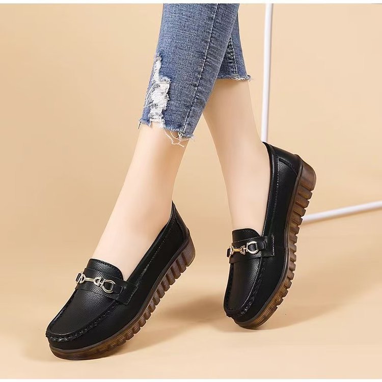 Womens/ Mens Adrian Snaffle Pebble Grain Leather Kiltie Loafers  |  Loafers Loafers Black